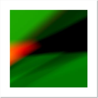 green black red abstract texture Posters and Art